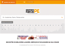 Tablet Screenshot of grandesmarcaspe.com.br